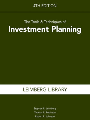 cover image of The Tools & Techniques of Investment Planning